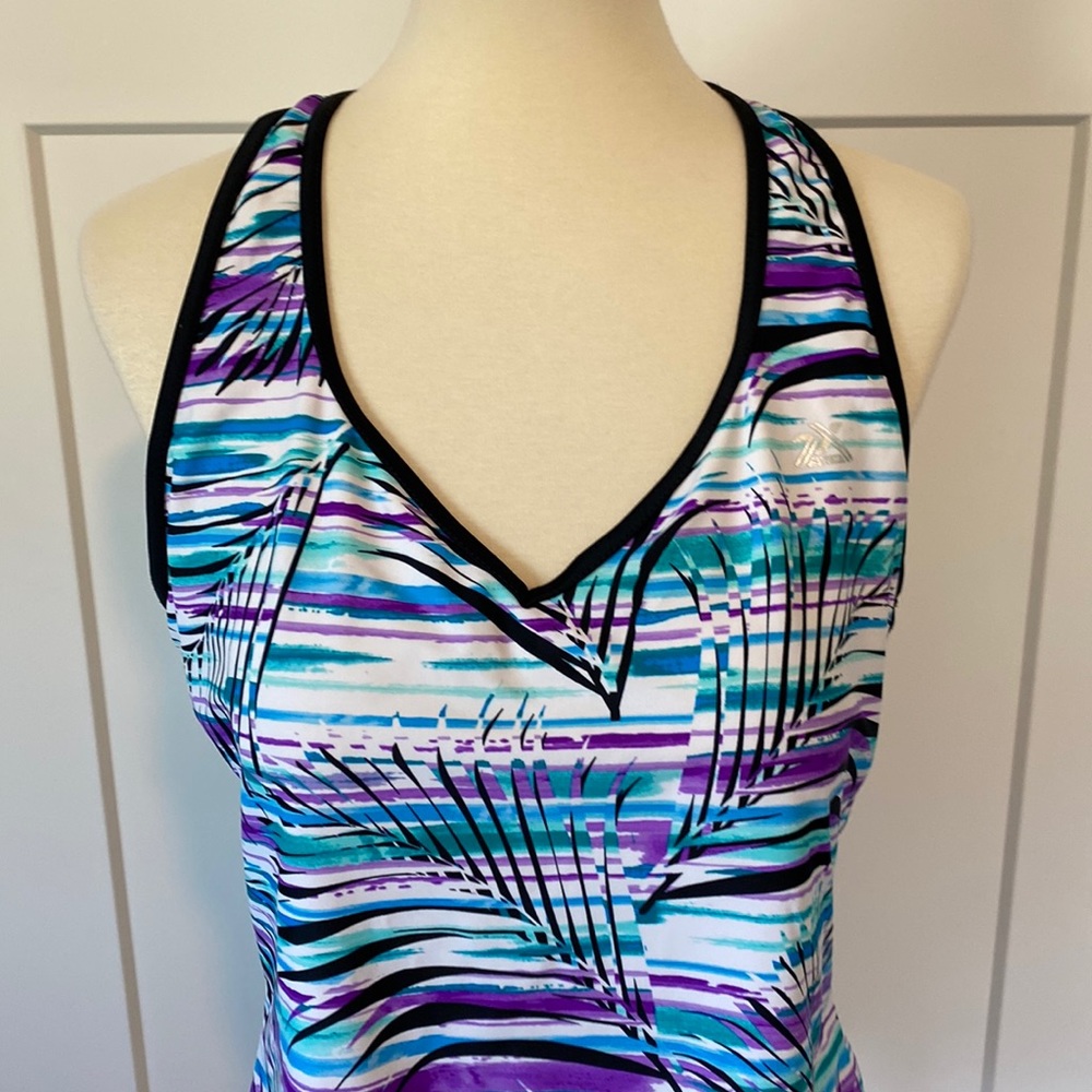 Zero Xposur Womens Racerback Softcup Tankini Top